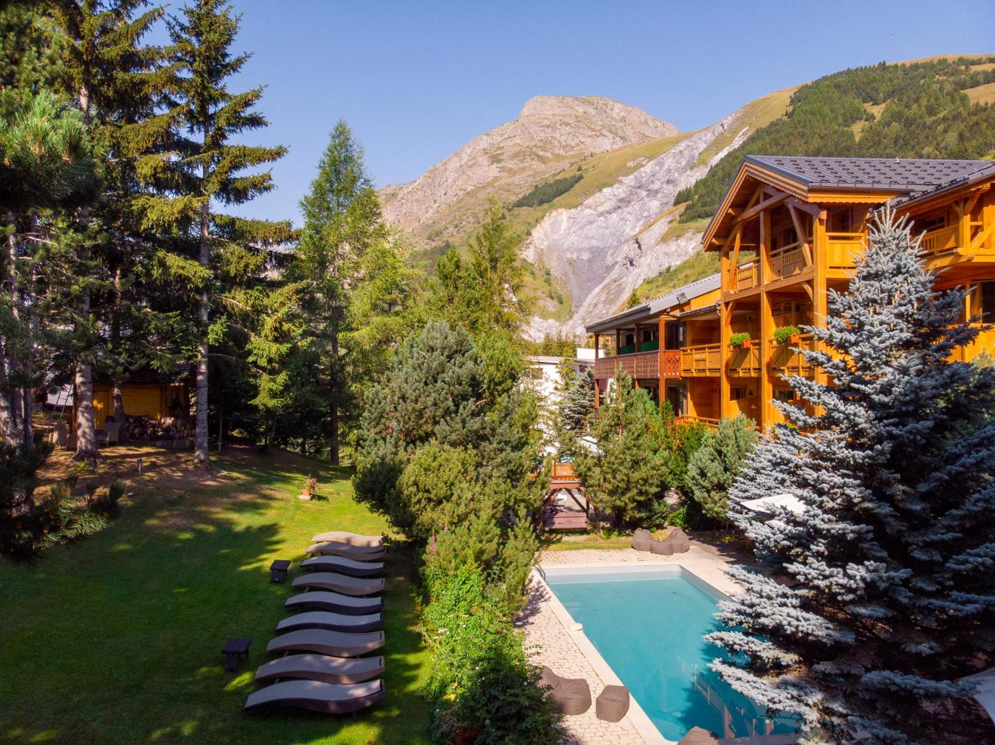 Hotel Chalet Mounier Les Deux Alpes Exterior foto